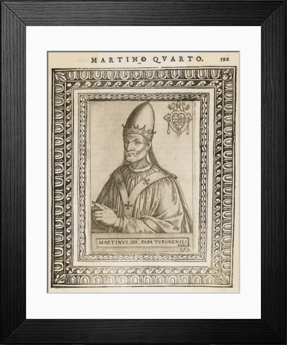 Framed Print : Pope Martinus IV Framed Print : Pope Martinus IV