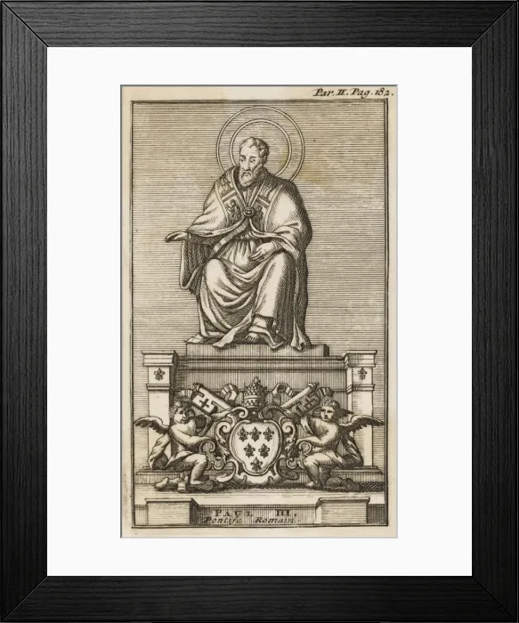Framed Print : Pope Paulus Iii / Anon Framed Print : Pope Paulus Iii / Anon