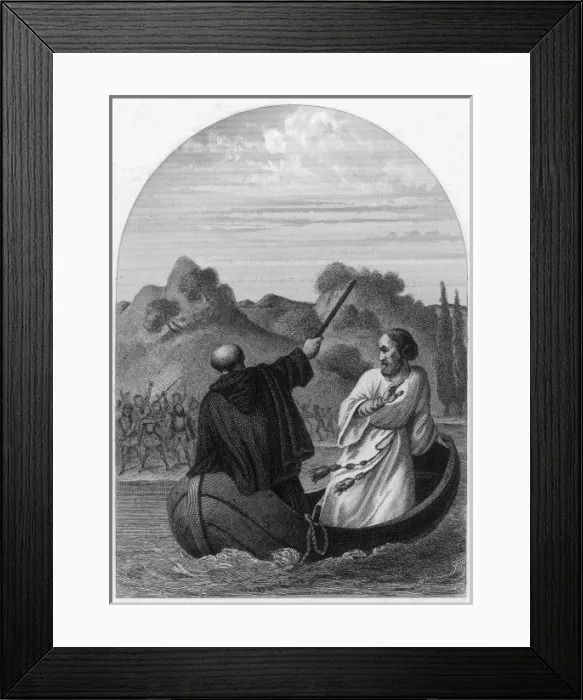 Framed Print : Pope Eugenius IV Flees
