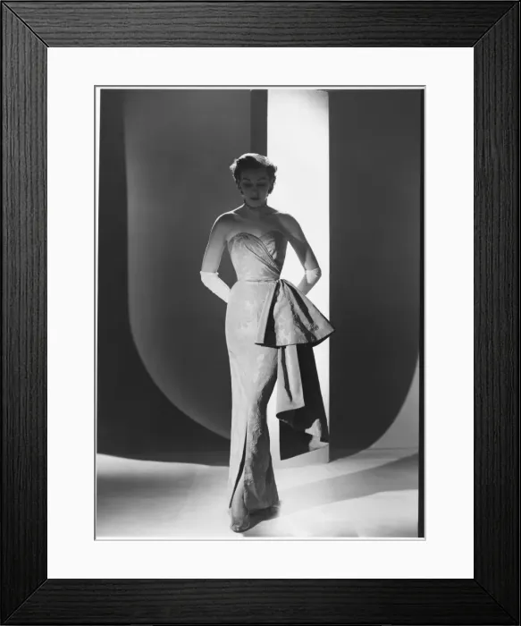 Framed Print : Stiebel / Evening Dress Framed Print : Stiebel / Evening Dress