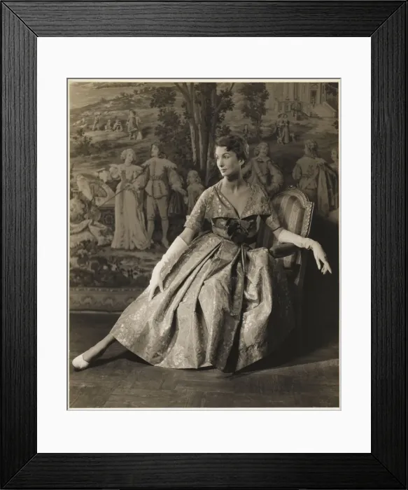 Framed Print : Victor Stiebel / Dress Framed Print : Victor Stiebel / Dress