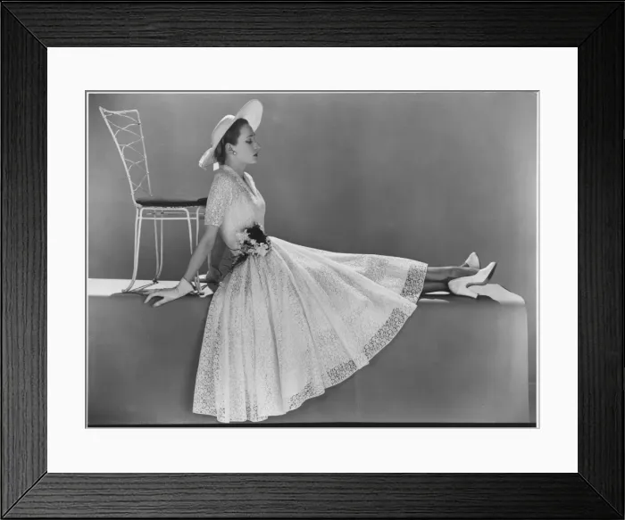 Framed Print : Stiebel Lace Dress Framed Print : Stiebel Lace Dress