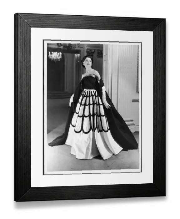 Framed Print : Victor Stiebel Ballgown Framed Print : Victor Stiebel Ballgown