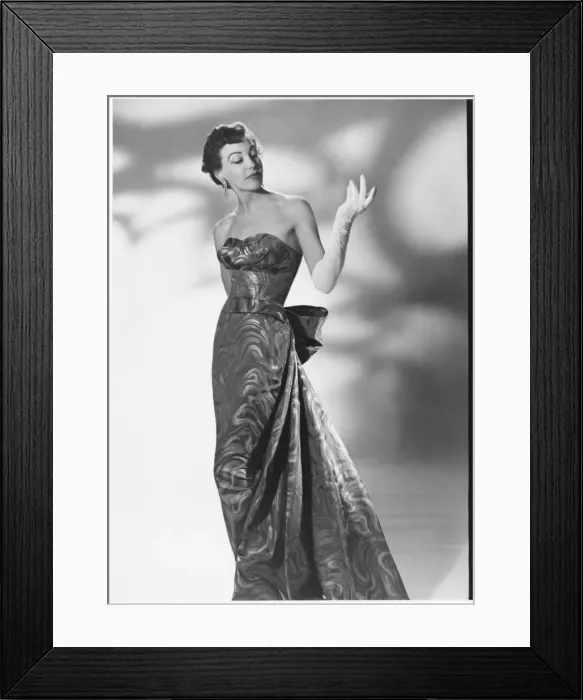 Framed Print : Victor Stiebel / Gown Framed Print : Victor Stiebel / Gown