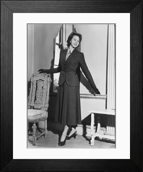 Framed Print : Victor Stiebel Suit Framed Print : Victor Stiebel Suit