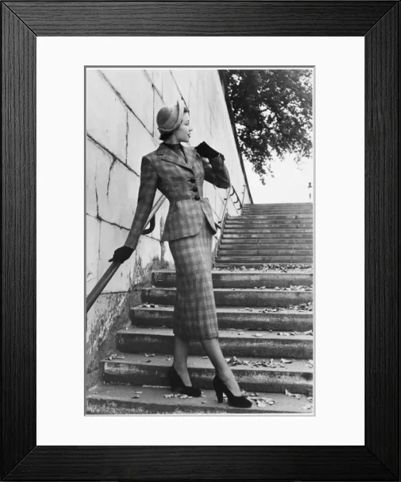 Framed Print : Victor Stiebel Suit Framed Print : Victor Stiebel Suit