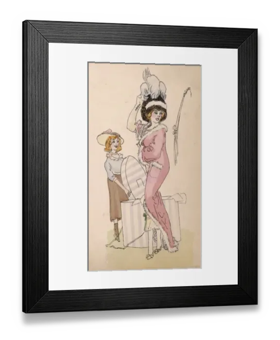 Framed Print : Fashionable Women Framed Print : Fashionable Women