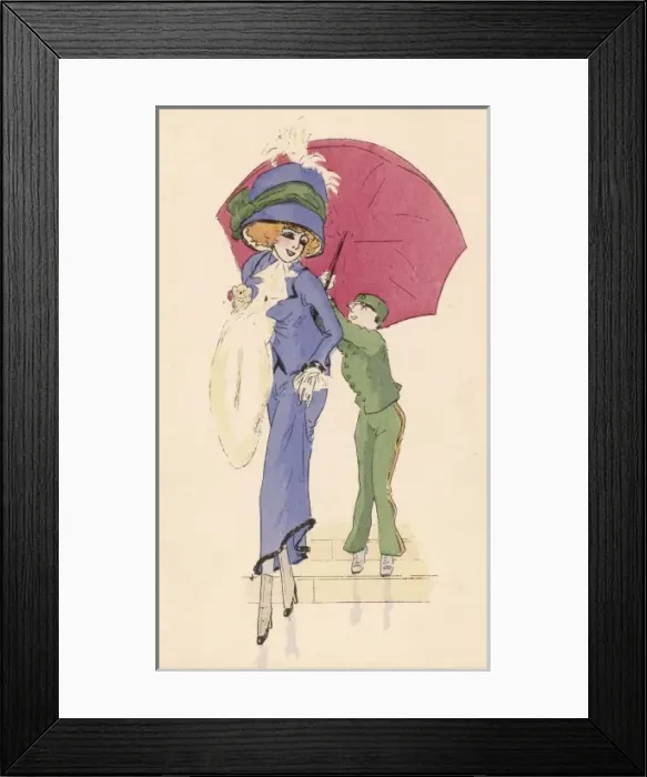 Framed Print : Fashionable Women Framed Print : Fashionable Women