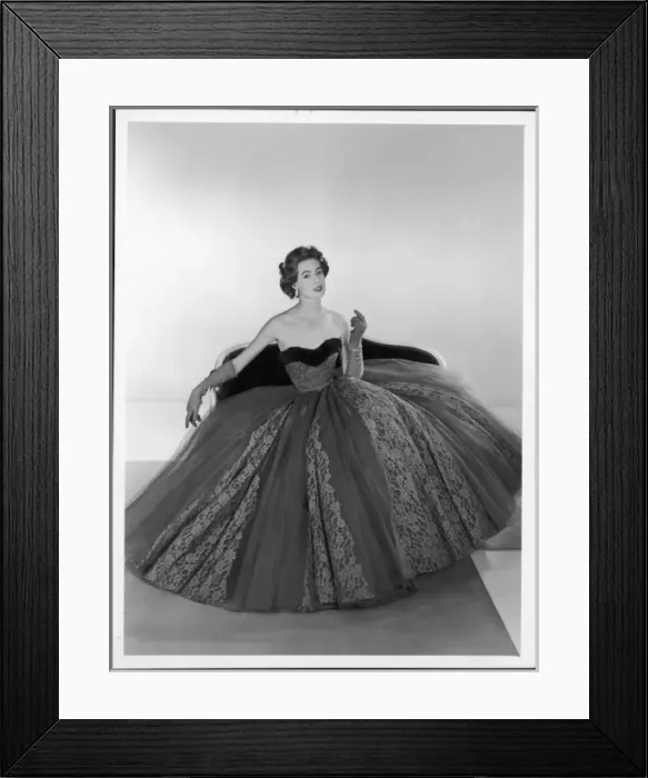 Framed Print : Victor Stiebel / Ballgown Framed Print : Victor Stiebel / Ballgown