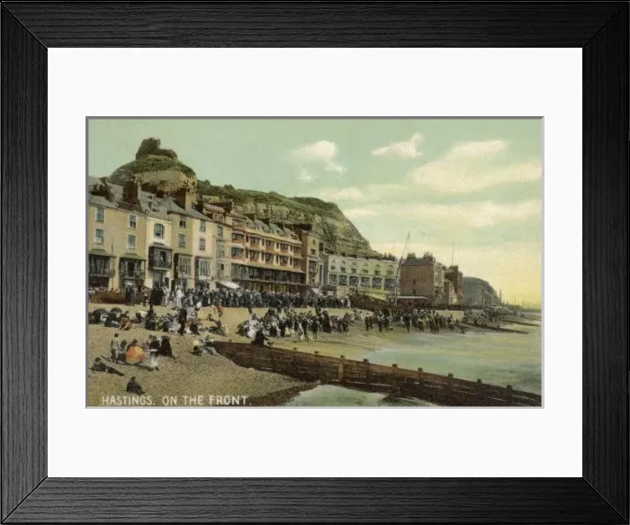 Framed Print : Hastings / Front 1906 Framed Print : Hastings / Front 1906