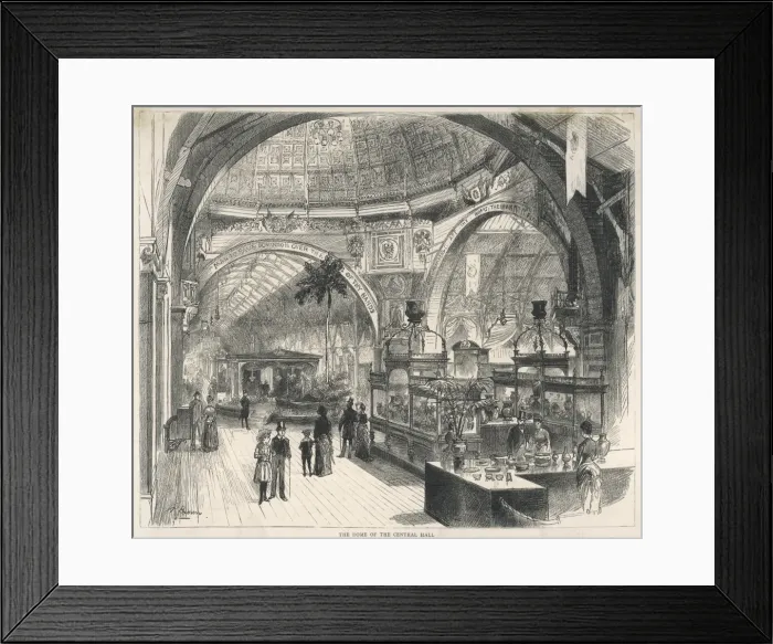Framed Print : Glasgow Exhib 1888 Framed Print : Glasgow Exhib 1888