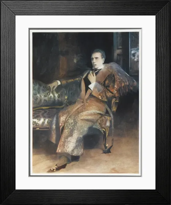 Framed Print : William Gillette / Holmes Framed Print : William Gillette / Holmes