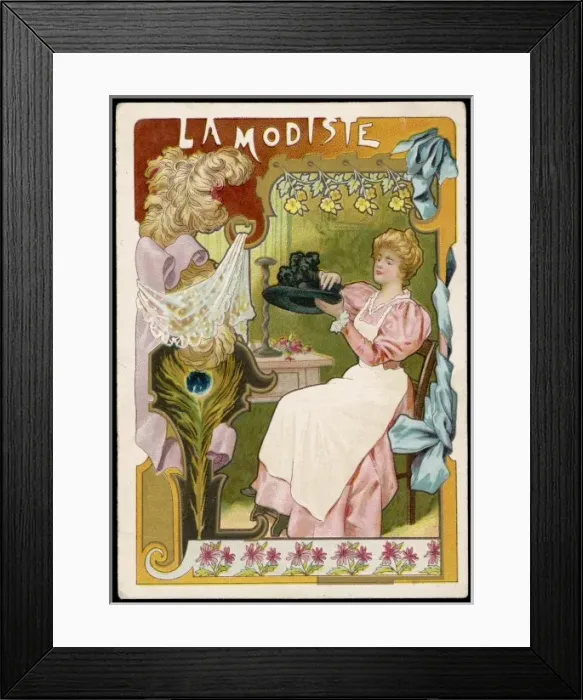 Framed Print : Modiste / Miliner Framed Print : Modiste / Miliner