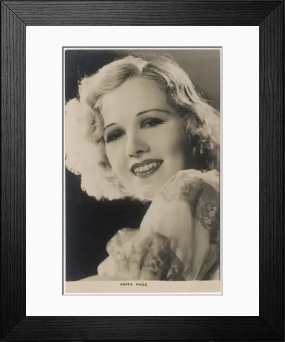 Framed Print : ANITA PAGE (1910 - 2008) Framed Print : ANITA PAGE (1910 - 2008)