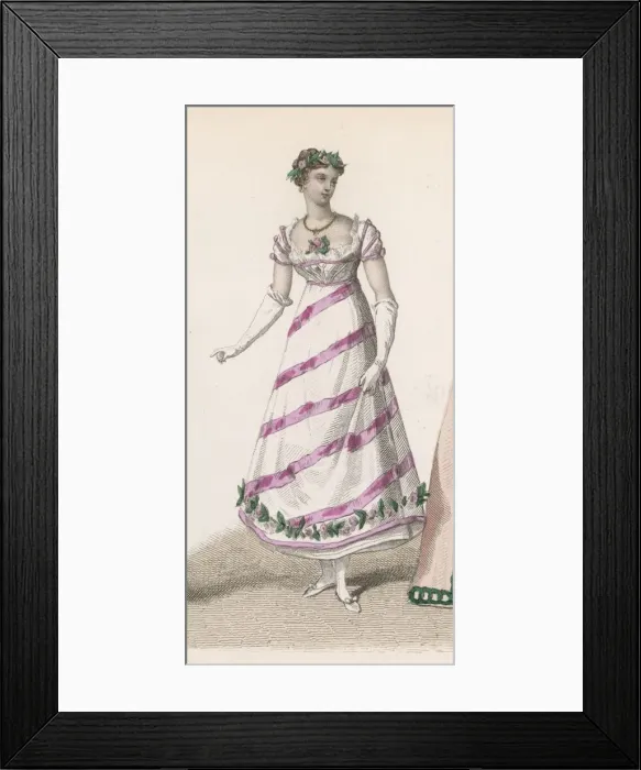 Framed Print : Pink & White Gown Framed Print : Pink & White Gown