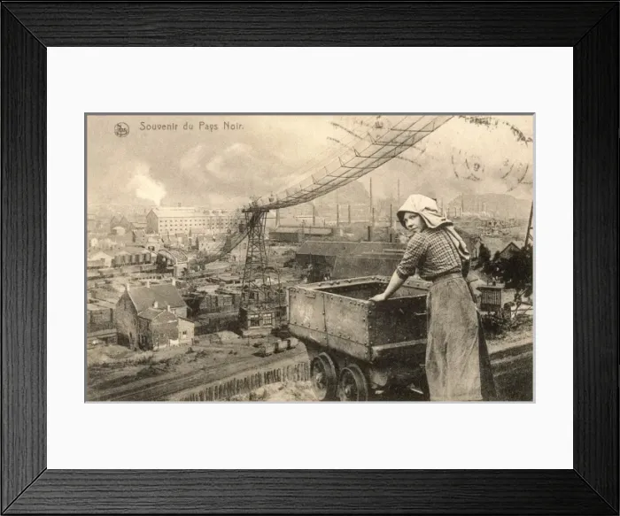 Framed Print : Pay Noir Worker / 1919 Framed Print : Pay Noir Worker / 1919