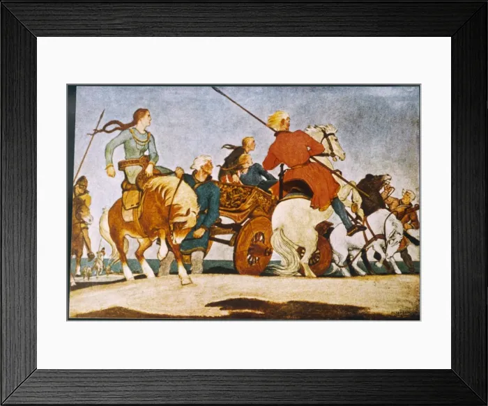 Framed Print : Brunhildes Departure Framed Print : Brunhildes Departure