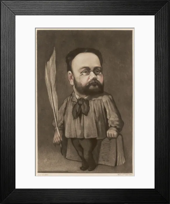 Framed Print : ZOLA / GILL 1886 Framed Print : ZOLA / GILL 1886