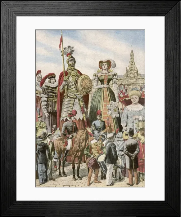 Framed Print : Valenciennes Giants Framed Print : Valenciennes Giants
