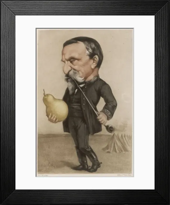 Framed Print : DUC D AUMALE / GILL 1886 Framed Print : DUC D AUMALE / GILL 1886