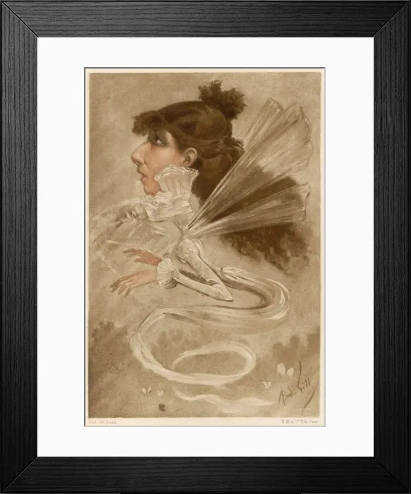 Framed Print : Sarah Bernhardt / Gill 86 Framed Print : Sarah Bernhardt / Gill 86