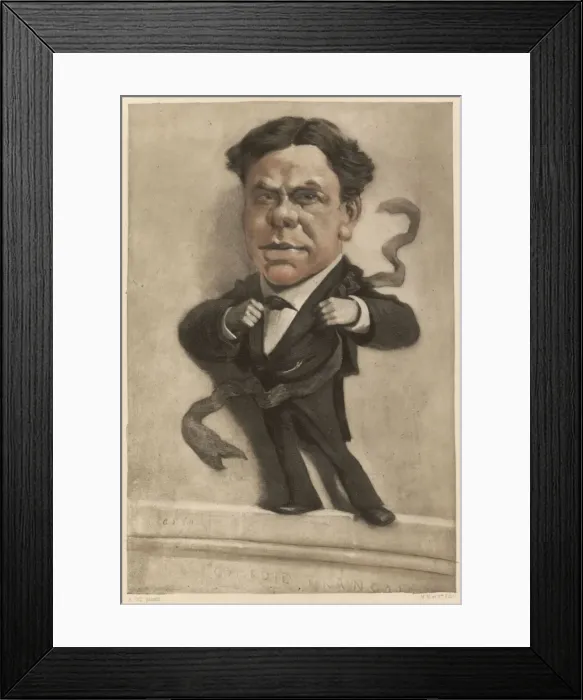 Framed Print : COQUELIN(A) / GILL 1886 Framed Print : COQUELIN(A) / GILL 1886
