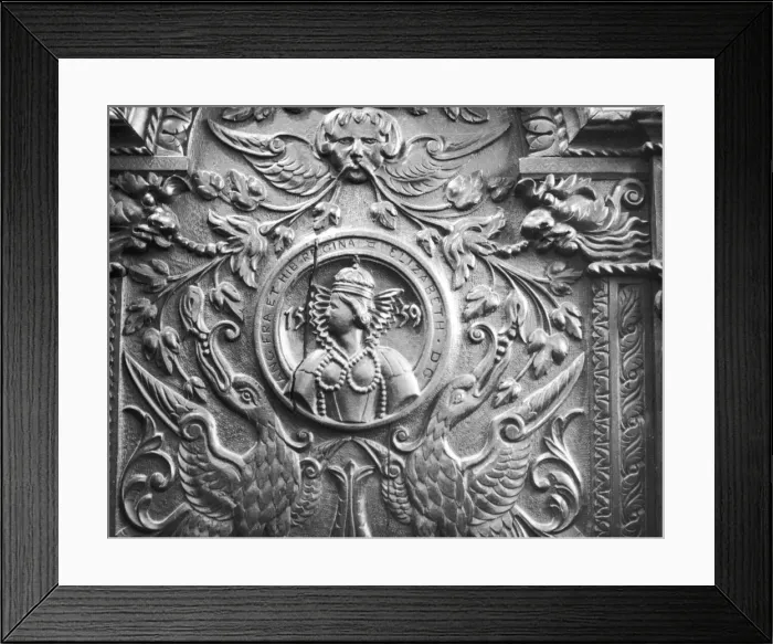 Framed Print : Coronation Carving 1559 Framed Print : Coronation Carving 1559