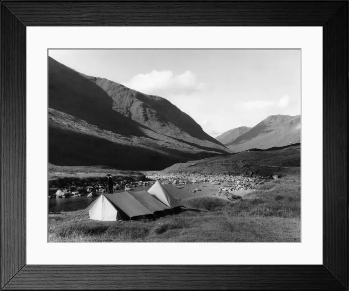 Framed Print : Camping in Scotland Framed Print : Camping in Scotland