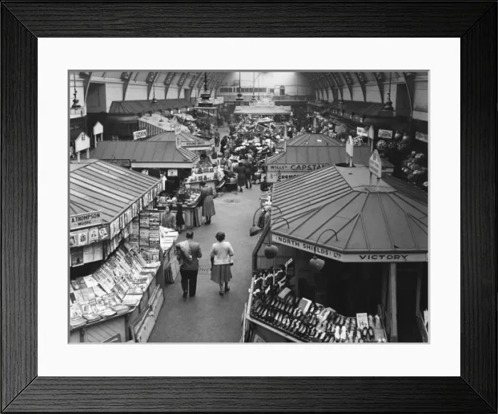 Framed Print : Grainger Arcade Market Framed Print : Grainger Arcade Market