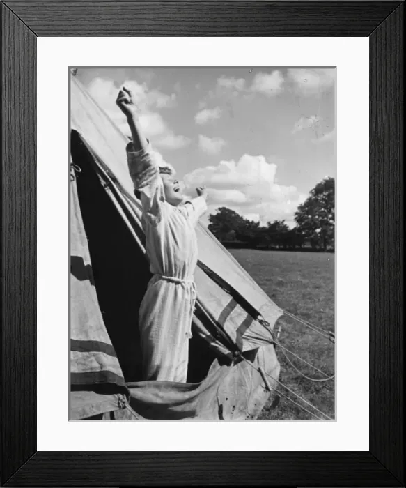 Framed Print : Good Morning Campers