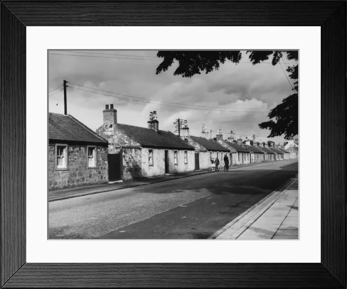 Framed Print : Scottish Stone Cottages Framed Print : Scottish Stone Cottages