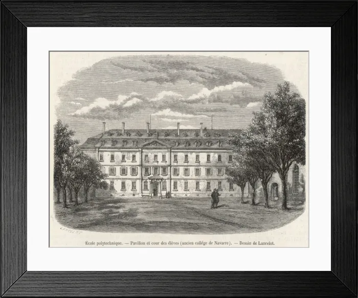 Framed Print : Ecole Poly Paris 1859 Framed Print : Ecole Poly Paris 1859