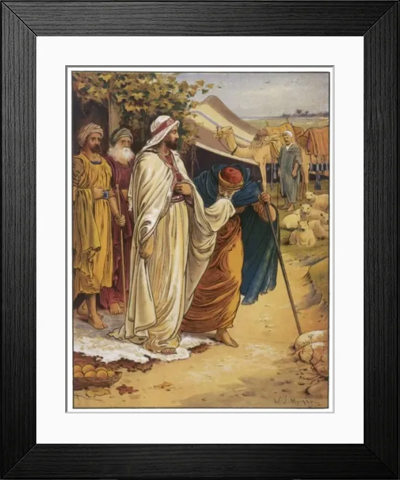 Framed Print : Job in his Prosperity Framed Print : Job in his Prosperity