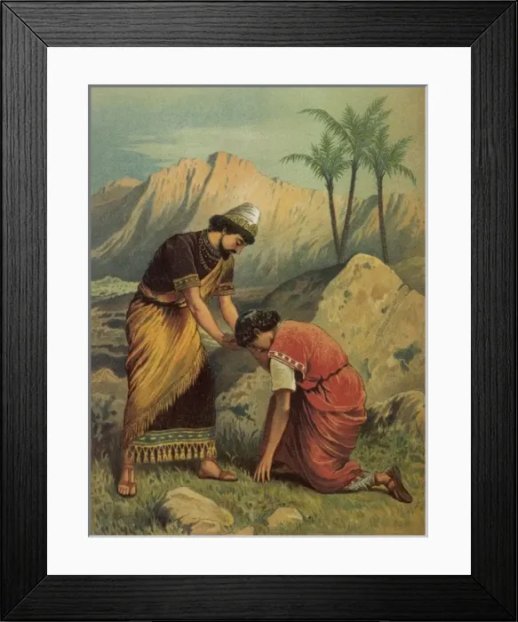 Framed Print : David and Jonathan Framed Print : David and Jonathan