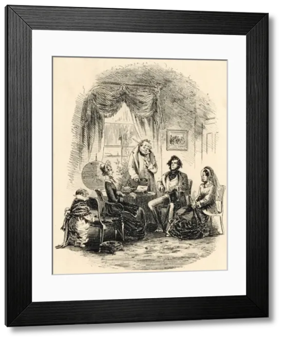 Framed Print : David Copperfield / Phiz Framed Print : David Copperfield / Phiz