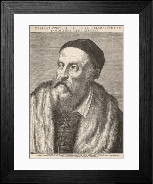 Framed Print : Tiziano Vecellio / Caetano Framed Print : Tiziano Vecellio / Caetano