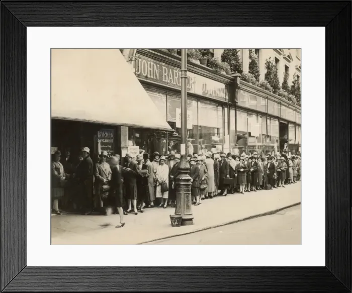 Framed Print : Barkers Sale - 1 Framed Print : Barkers Sale - 1