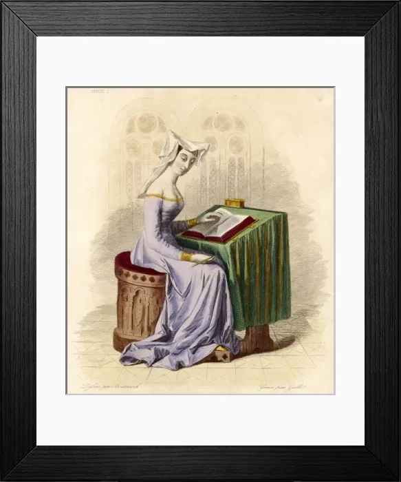 Framed Print : Christine De Pisan / Btwek Framed Print : Christine De Pisan / Btwek