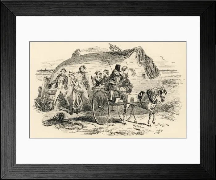 Framed Print : David Copperfield  /  Phiz