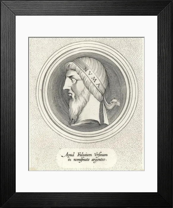 Framed Print : NUMA the second legendary king of Rome Framed Print : NUMA the second legendary king of Rome