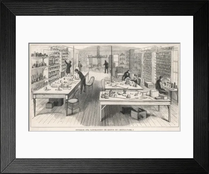 Framed Print : Edisons Workshop Framed Print : Edisons Workshop