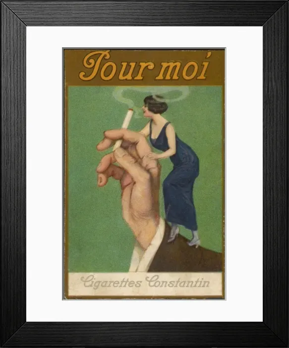 Framed Print : Cigarette Pour Moi Framed Print : Cigarette Pour Moi