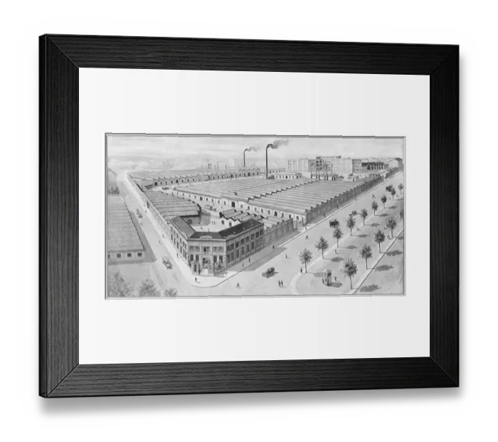 Framed Print : Factory / Bianchi M cycles Framed Print : Factory / Bianchi M cycles
