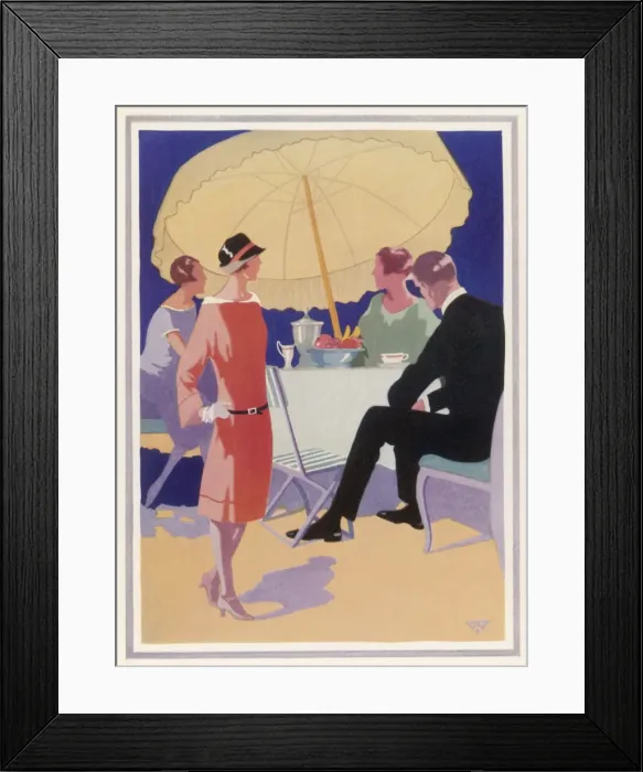 Framed Print : Alfresco Snack Framed Print : Alfresco Snack