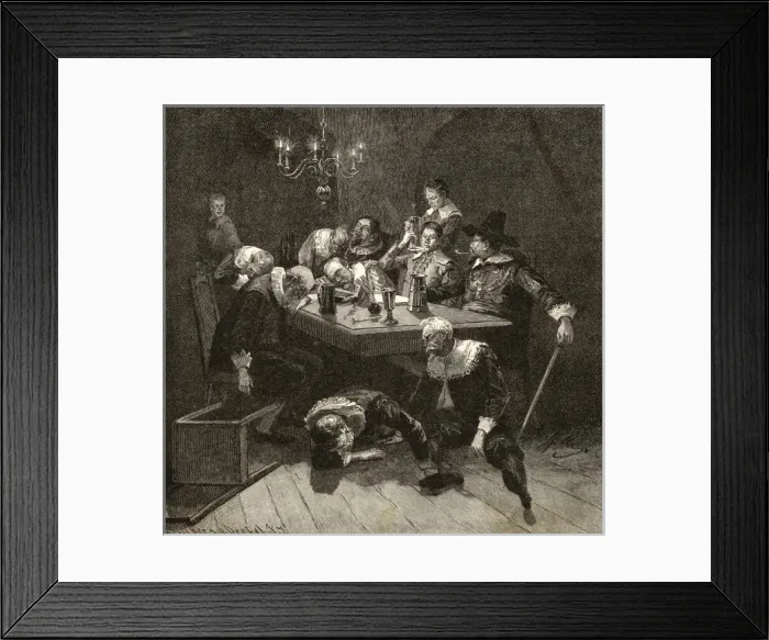 Framed Print : Dutch Drinker Drunk Framed Print : Dutch Drinker Drunk