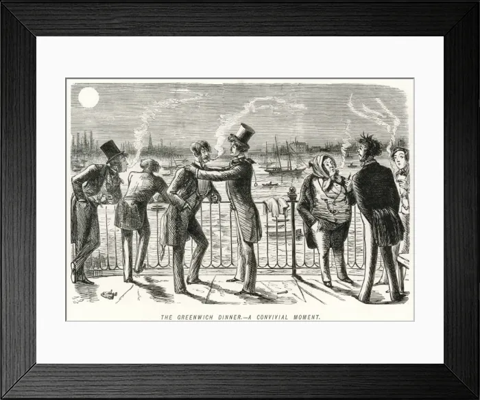 Framed Print : Greenwich Smokers C19 Framed Print : Greenwich Smokers C19