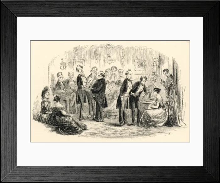 Framed Print : David Copperfield / Phiz Framed Print : David Copperfield / Phiz