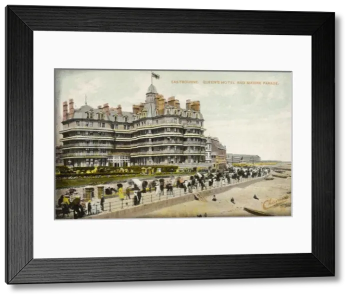 Framed Print : Queens Hotel, Eastbourn Framed Print : Queens Hotel, Eastbourn