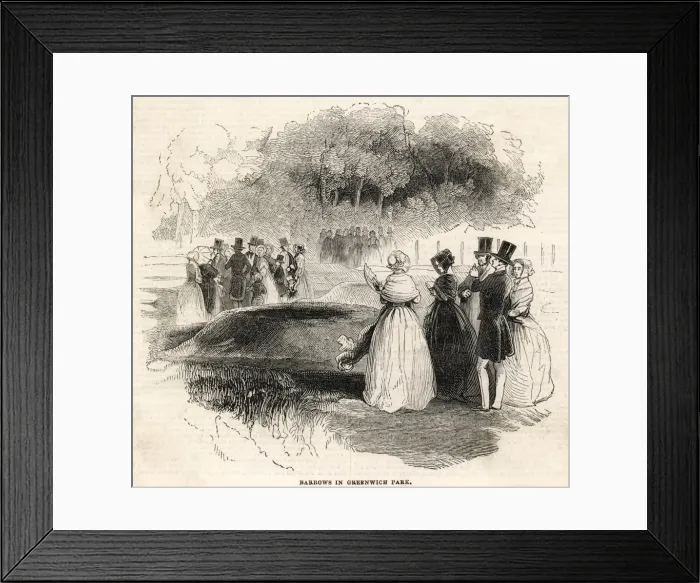 Framed Print : Greenwich Park  /  Barrows