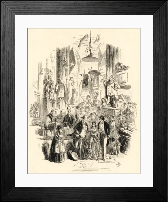 Framed Print : David Copperfield / Phiz Framed Print : David Copperfield / Phiz